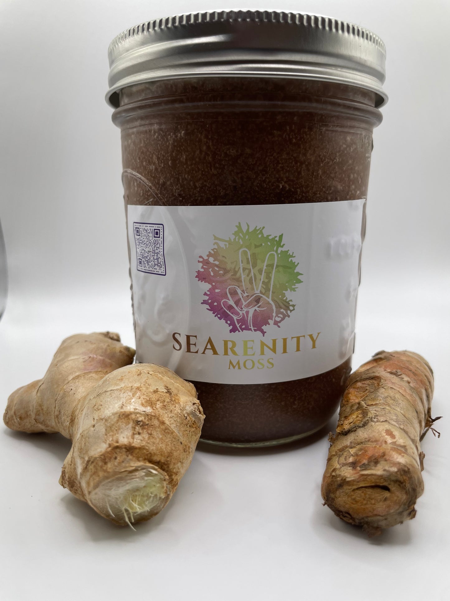 16 Oz Jar Full Spectrum Sea Moss Gel- TURMERIC&GINGER